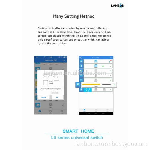 LANBON WIFI smart home technology,smart wifi home system